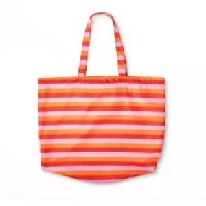 NWT LEGO x Target Tonal Stripe Lightweight Reusable Tote Bag